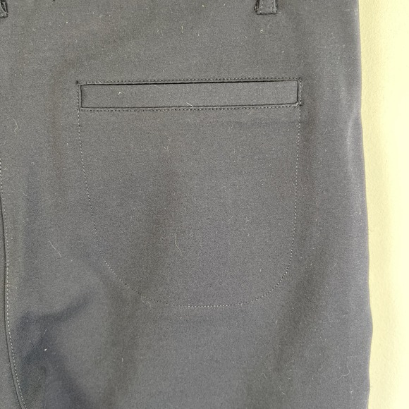 Quince Navy Ultra-Stretch Ponte Straight Leg 4-Pocket Pant NWT size XS Petite - Picture 11 of 12